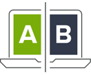 a/b testing icon
