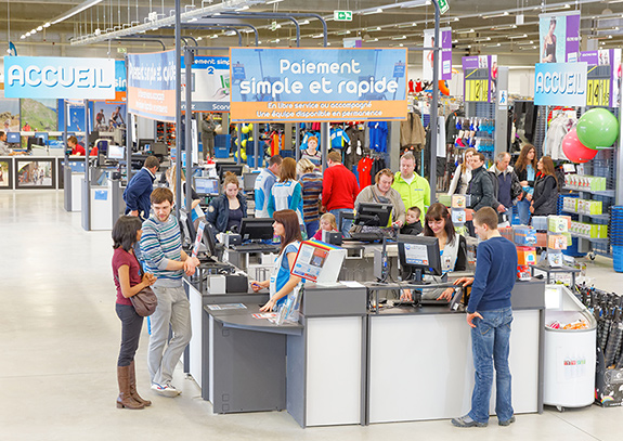 Caisse Panier Decathlon