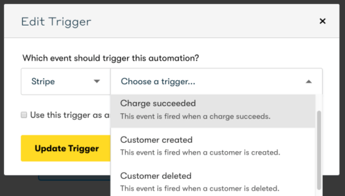 Marketing Automation - Integration Drip Stripe