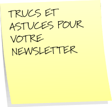 Trucs et Astuces Emailing Newsletters