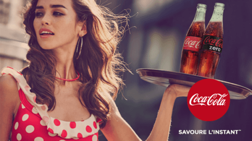 pub coca savoure l'instant et social proof