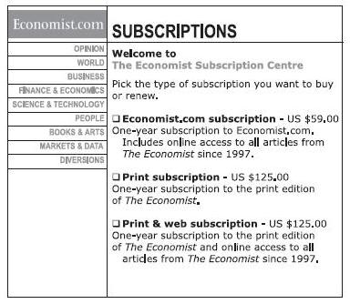 offre the economist utilisant l'optimisation des prix