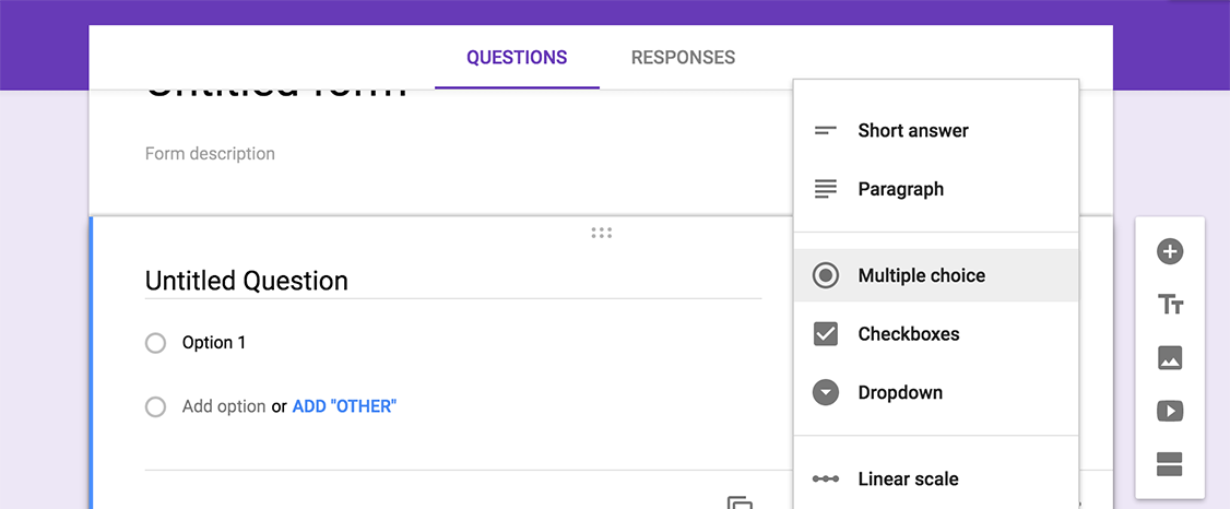 google forms - outil de feedback client