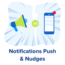Notifications push et nudges
