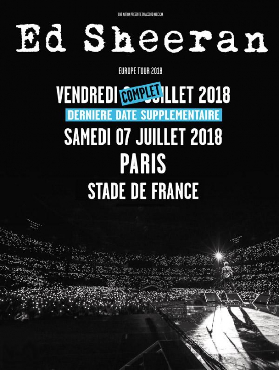 exemple de FOMO sur une affiche de concert