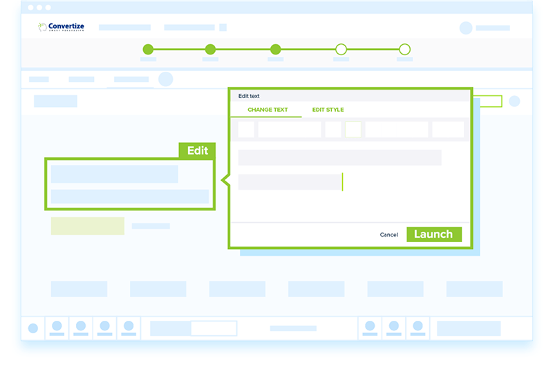 test d'optimisation du taux de conversion