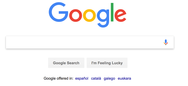 google search field design