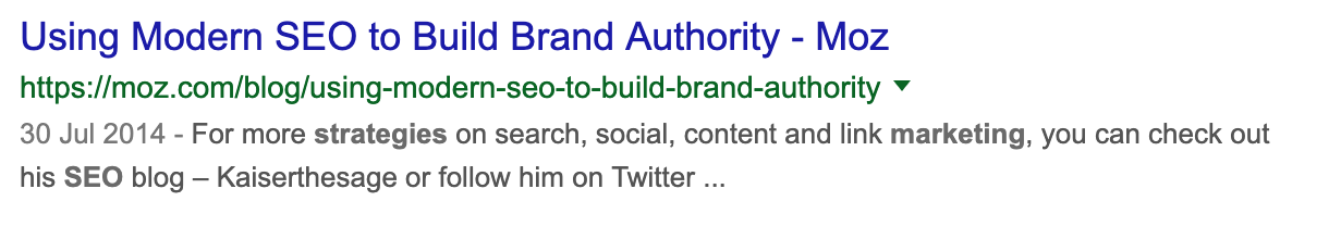 seo branding example