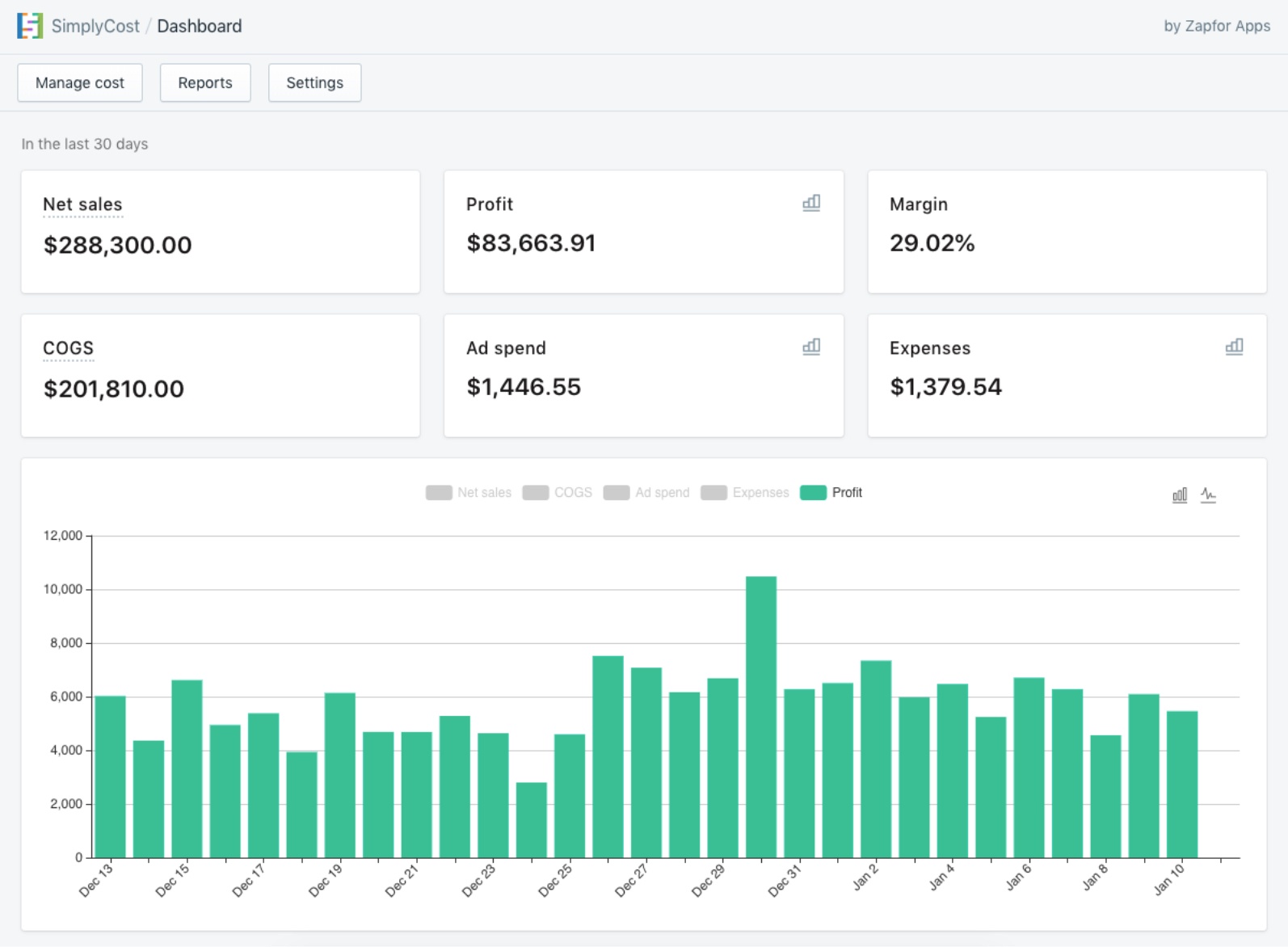 accounting plugin for shopify