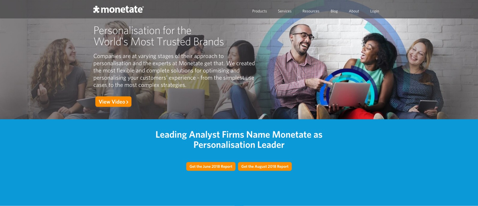 monetate a/b testing tools