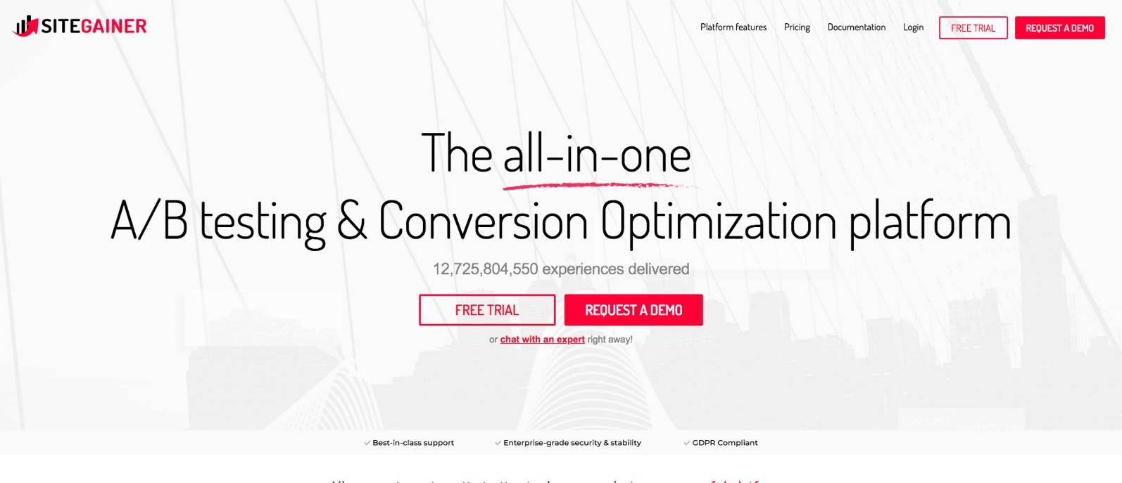 sitegainer a/b testing tool